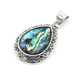 Natural Agates Stone Pendant Water Drop Shape Opal Stone Rose Quartzs Pendant