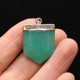 Natural Stone Pendant Turquoise Labradorite