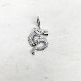 Dragon Charms Pendant with Zircon Stones 925 Sterling Silver