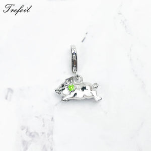 Animal Charms Pendant 925 Sterling Silver Women Jewelry Gift