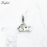 Animal Charms Pendant 925 Sterling Silver Women Jewelry Gift