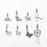 Animal Charms Pendant 925 Sterling Silver Women Jewelry Gift