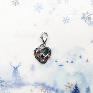 Heart Pendant Charm 925 Sterling Silver Bracelet Fit Europe Style Jewelry