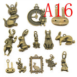 Mixed Plants And Animals Charms Pendant Bag Charm Jewellery Making Supplies