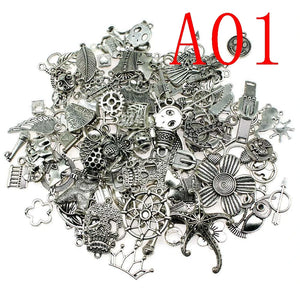 Mixed Plants And Animals Charms Pendant Bag Charm Jewellery Making Supplies