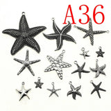 Mixed Plants And Animals Charms Pendant Bag Charm Jewellery Making Supplies