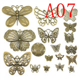 Mixed Plants And Animals Charms Pendant Bag Charm Jewellery Making Supplies