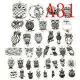 Mixed Plants And Animals Charms Pendant Bag Charm Jewellery Making Supplies
