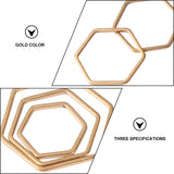 Metal Frame Pendant Necklace Charm DIY Blanks Open Hollow Earring