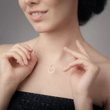 Metal Frame Pendant Necklace Charm DIY Blanks Open Hollow Earring