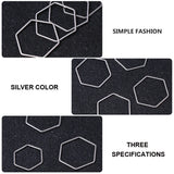 Metal Frame Pendant Necklace Charm DIY Blanks Open Hollow Earring