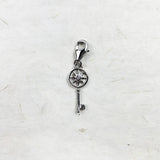 Star Key Charms Pendant 925 Sterling Silver for Bracelet Necklace Bag