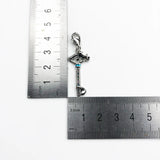 Heart Crown Pendant 925 Sterling Silver for Bracelet Necklace Gift