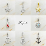925 Silver Ocean Charms Pendant for Bracelets