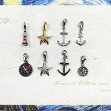 925 Silver Ocean Charms Pendant for Bracelets