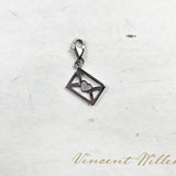Love Letter Envelope 925 Sterling Silver Pendant