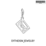 Love Letter Envelope 925 Sterling Silver Pendant