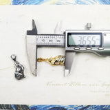 Magic Cat Charm Pendant 925 Sterling Silver Gold Fit Jewelry