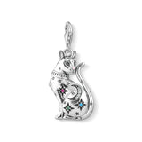 Magic Cat 925 Sterling Silver Charms Pendant Golden Fit Bracelet Necklace