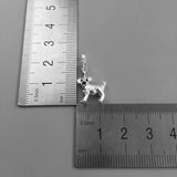 Puppy Dog Charm Pendant 925 Sterling Silver Jewelry for Bracelet Necklace