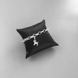 Puppy Dog Charm Pendant 925 Sterling Silver Jewelry for Bracelet Necklace