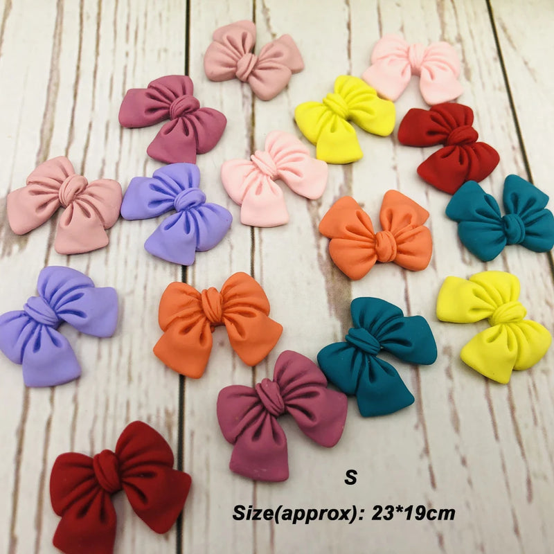 Resin Bowknot Charms Pendant for DIY Jewelry Necklace Bracelet
