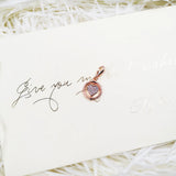 Heart Rose Charm Pendant for Bracelets 925 Sterling Silver