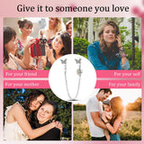 925 Silver Sun Moon Love Safety Chain For Bracelet
