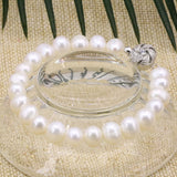 Women's Pearl Beads Bangle Bracelet High Jewelry