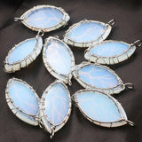 Tree of Life Wire Wrap Drop Pendant Sri Lanka Opal Moonstone Stone Pendants