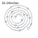 925 Sterling Silver Wedding Party Charm Necklace