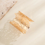 Hollow Flower Bracelet Cuff Jewelry for Women