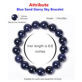 Brilliant Sand Natural Stone Bracelet 8-12mm