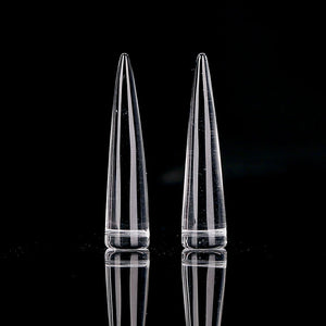 White Quartz Gemstone Earrings Beads 35x8mm