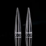 White Quartz Gemstone Earrings Beads 35x8mm
