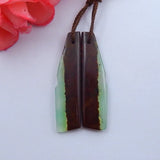 Chrysoprase Nugget Earrings Pairs, Semiprecious Stone Jewelry