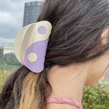 Yin Yang Claws Acrylic Hair Clip