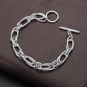 925 Silver Bracelet Elegant Wedding Jewelry Holiday