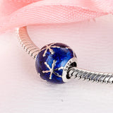 925 Silver Wintry Delight Beads with Midnight Enamel Charms