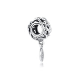 925 Silver Dragonfly Love Bead Charm for Bracelets Necklaces
