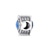 925 Sterling Silver Crown O Bead Charms for Bracelets Necklaces