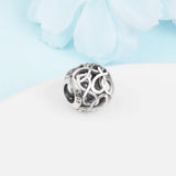 Infinity Openwork Beads 925 Sterling Silver Jewelry
