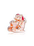 925 Sterling Silver Rose Sled Beads for Necklace Bracelets