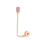 925 Sterling Silver Charms for Necklaces Bracelets Safety Chain Clip