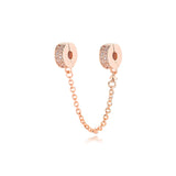 925 Sterling Silver Charms for Necklaces Bracelets Safety Chain Clip