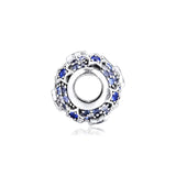 925 Silver Stars Pave Beads Charms for Jewelry