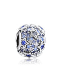 925 Silver Stars Pave Beads Charms for Jewelry