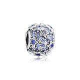 925 Silver Stars Pave Beads Charms for Jewelry