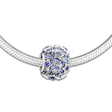 925 Silver Stars Pave Beads Charms for Jewelry