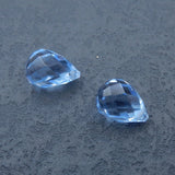 Customized Gem Quartz Earrings 14x10mm